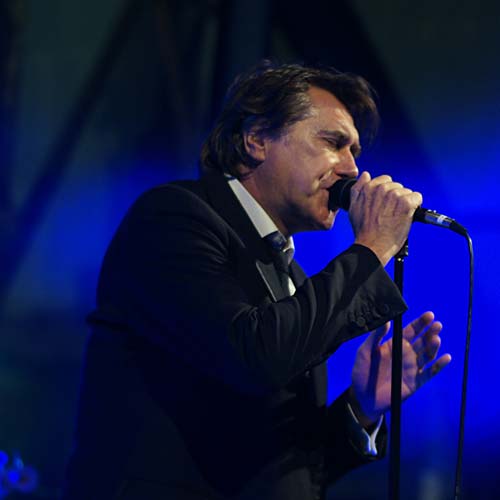 Bryan Ferry performing for SHINE Trust